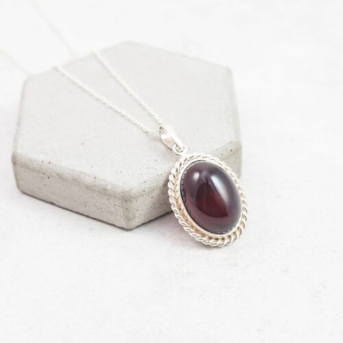 Oval Baltic Amber Pendant Necklace Classic Amber Pendant Cherry Amber Pendant Sterling Silver Pendant Amber Stone Natural Amber Necklace