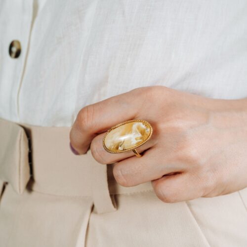 Egg Yolk Baltic Amber Ring Large Amber Ring Amber Statement Ring Antique Amber Ring Butterscotch Amber Ring Large Amber Stone Ring Vintage