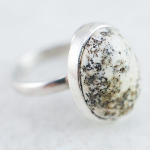 Black and White Amber Ring Baltic Amber Ring Quirky Ring Raw Gemstone Ring Amber Stone Ring Natural Amber Ring Unpolished Amber Ring